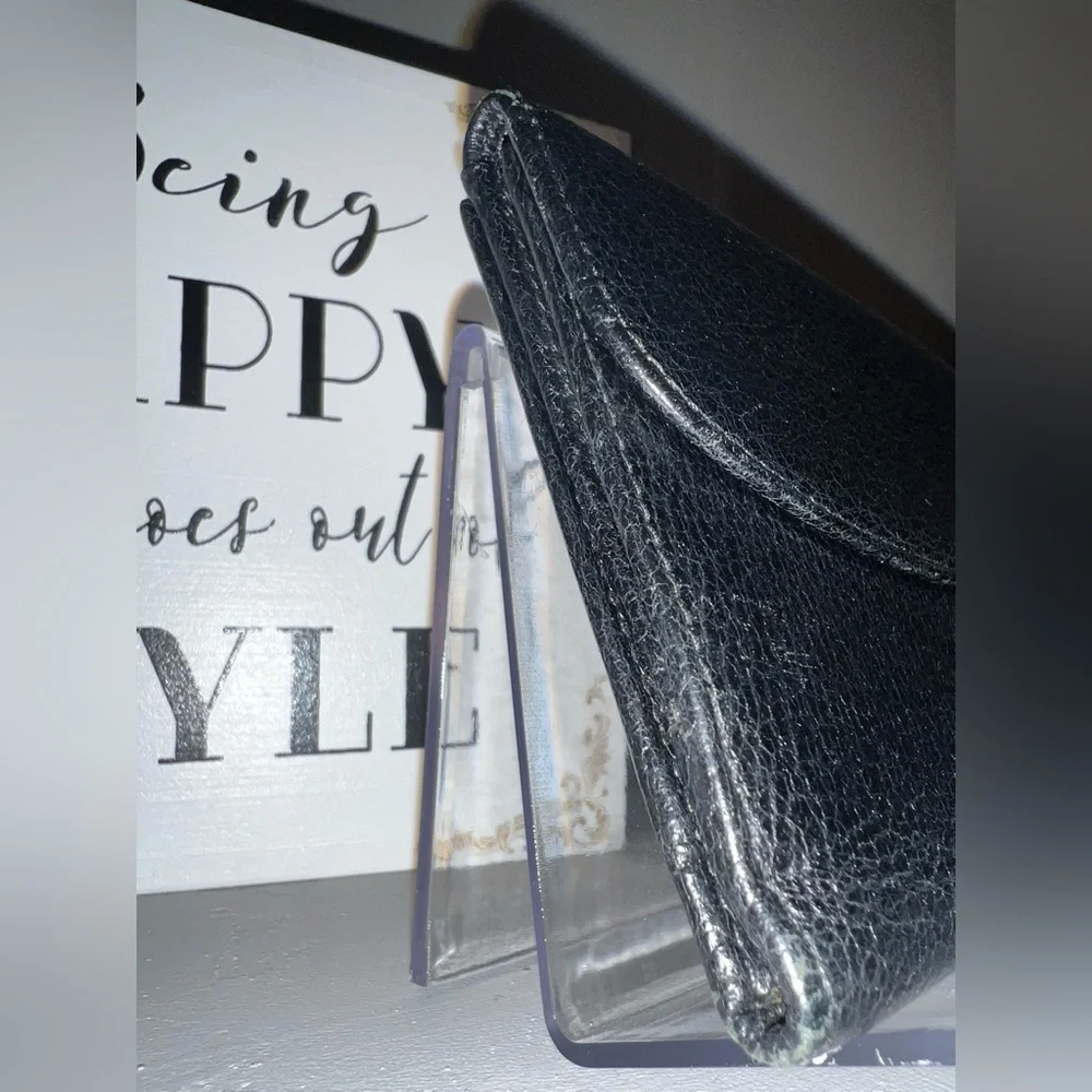 EUC rare vintage Gucci Continental black leather Wallet - Picture 2 of 9